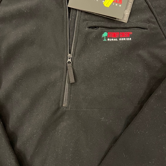 Stoney Creek Men’s XXL Black Rugged Waterproof Breathable jacket zipper shirt, - Picture 2 of 4